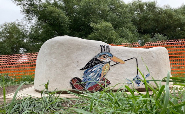 Young Watford artists from Lanchester Primary School inspire new River Colne sculptures