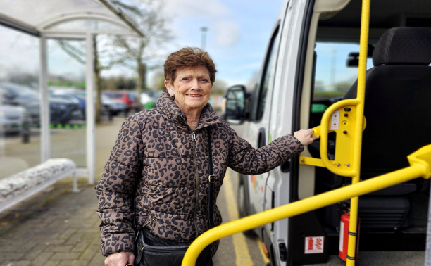 New bus service which simplifies shopping trips marks first milestone