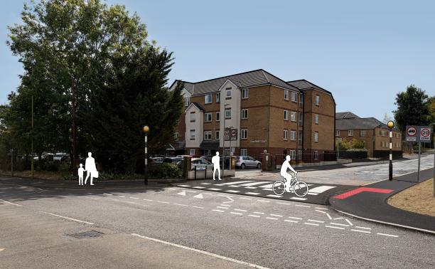 Walking, wheeling and cycling experience along Lower High Street consultation