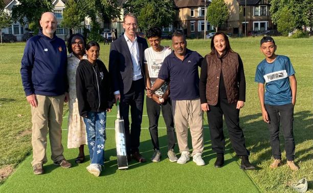 Watford welcomes five new cricket pitches to boost grassroots participation