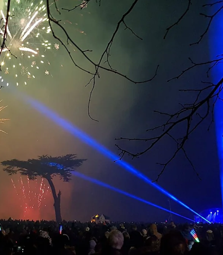 A picture from Cassioubury park fireworks event