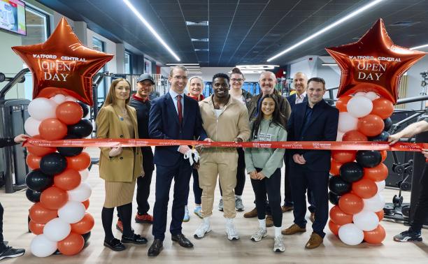 Team GB athlete Harry Aikines-Aryeetey joins hundreds at Watford Central fun day