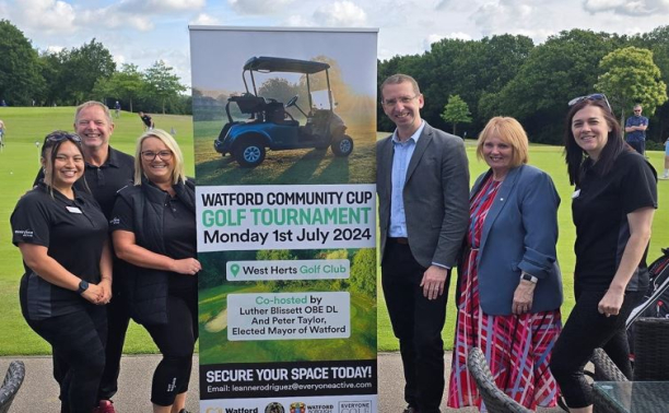Watford community golf day 2024 news story image