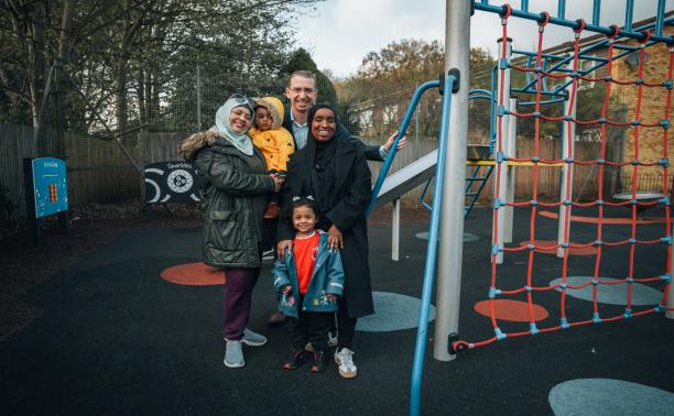 Play space in Foxhill upgraded thanks to grant from council