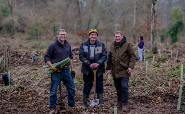 Whippendell wood tree planting